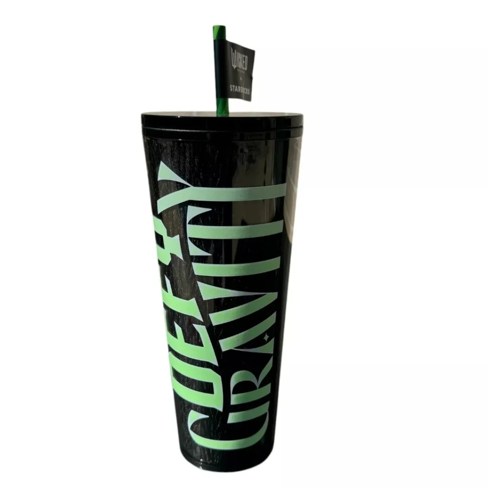 Starbucks X Wicked Limited Exition Tumbler 24 oz Limited Edition Defying Gravity - Picture 4 of 4